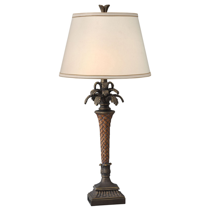 Medallion Lighting British Colonial 29" Bronze Table Lamp with Outlet Wayfair